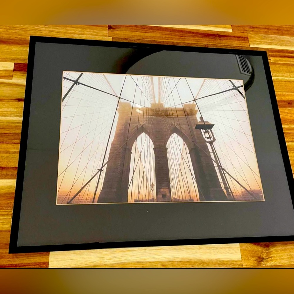 Iconic Brooklyn Bridge Original Photograph. Ready to hang.